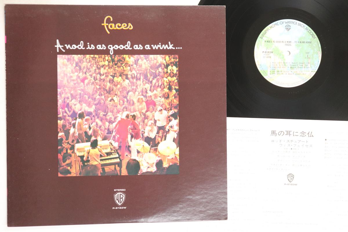 

LP Пластинка FACES - Кивок так же хорош, как подмигивание... к A Bl P8183W WARNER BROS 1972 Япония Рок Б/У