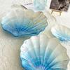 Ru Han Creative Colorful Glass Shell Serving Plate