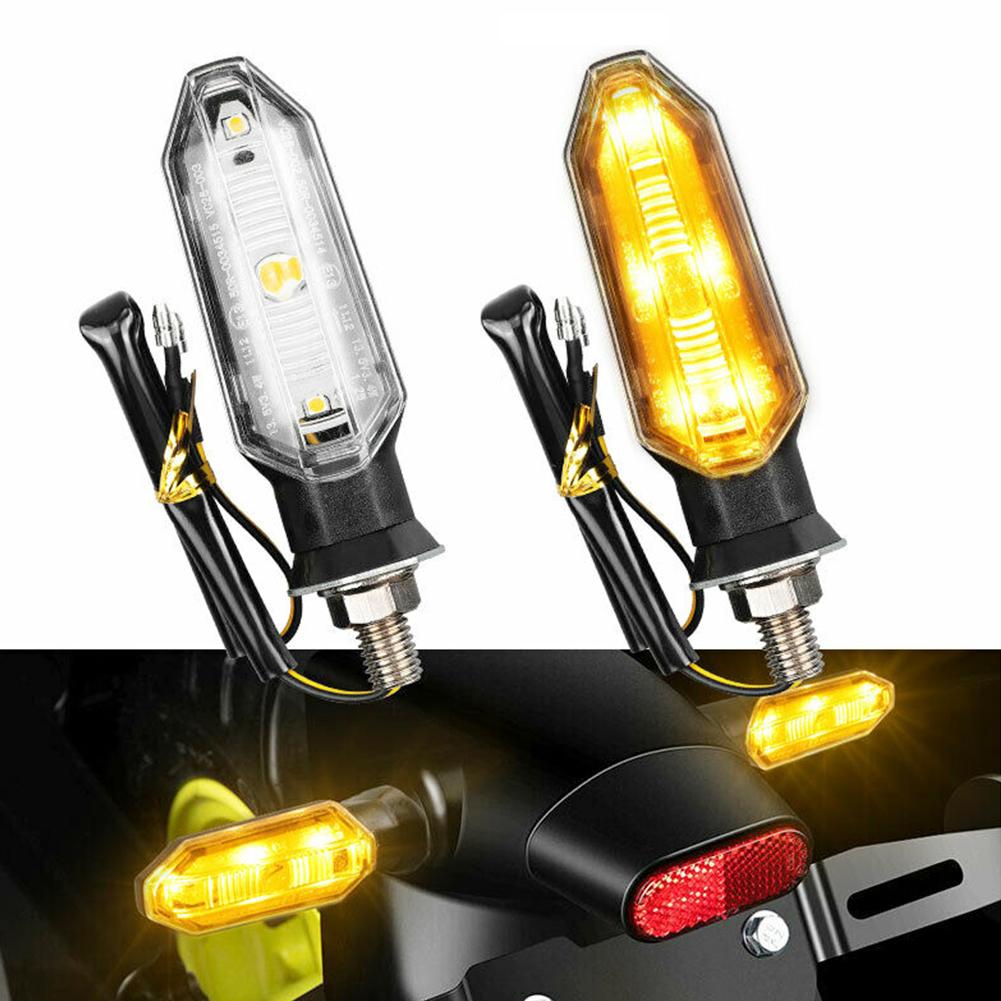 Motocyklové směrové světla blikače LED šipka indikátor blikající lampa směrové příslušenství pro Kawasaki Honda Suzuki Yamaha