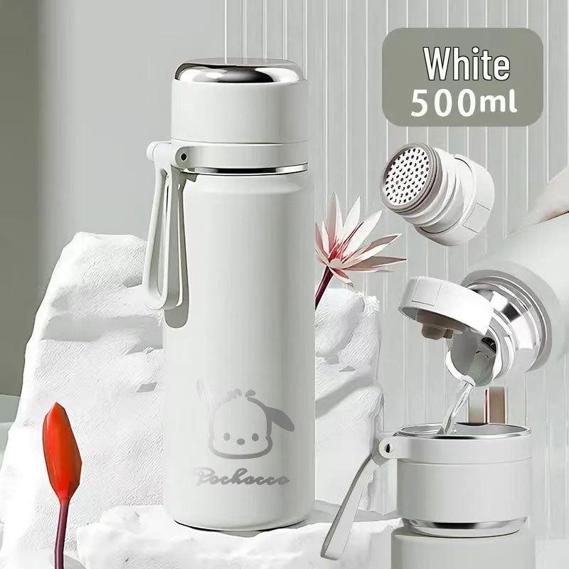 New 2025 Cute 316 Stainless Steel Insulated Tea Cup with Lid for Women & Students