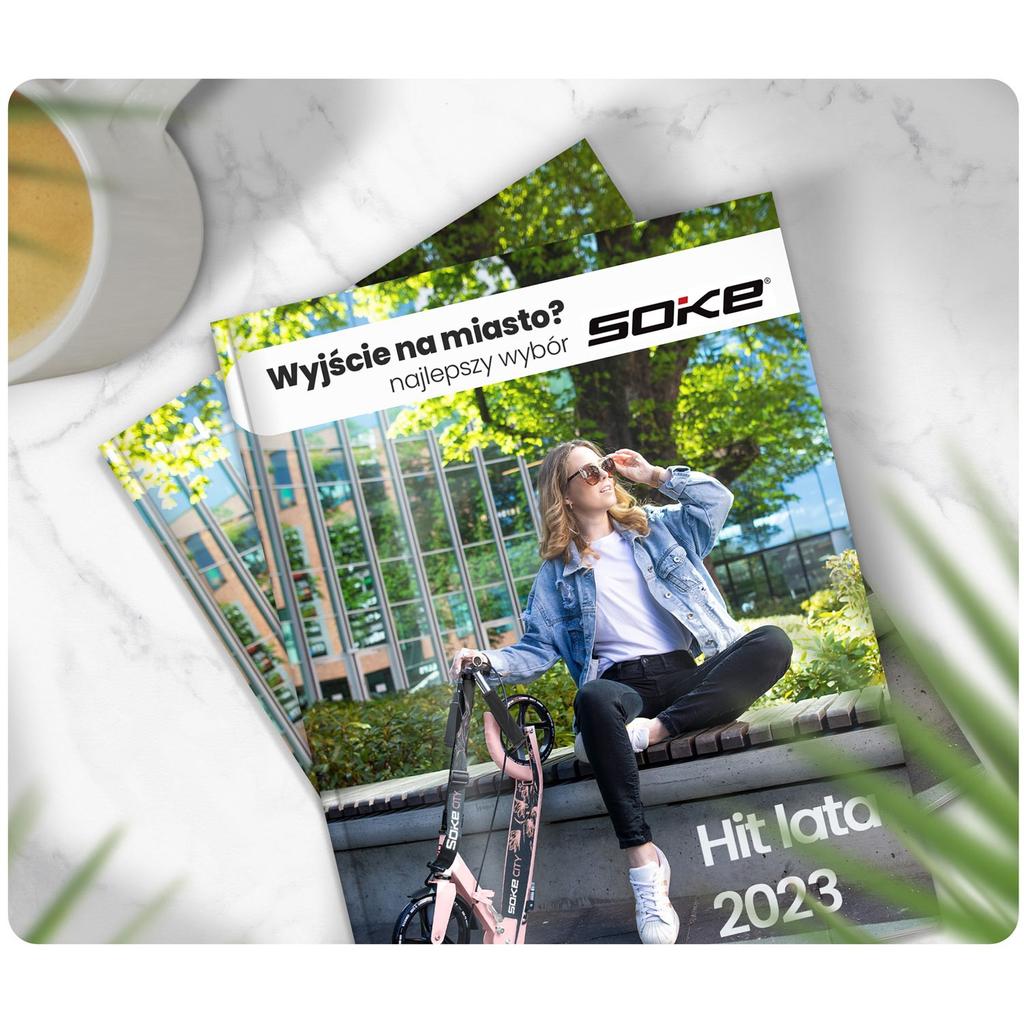 Soke City Scooter Black And Pink