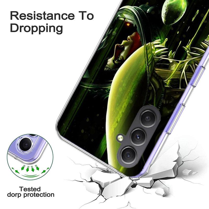 COOL A-Alien Xenomorph Phone Case for Samsung A17 A37 A57 A07 A16 A26 A36 A56 A06 A02S A12 A22 A32 A52S A04S A14 A24 A34 A54 A03