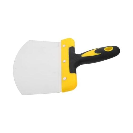 Angoily Stainless Steel Cleaning Scraper, Anti-Scratch Putty Spatula Ideal for Kitchen Cleaning, Multifunctional Scraper Tool, Convenient for Paint