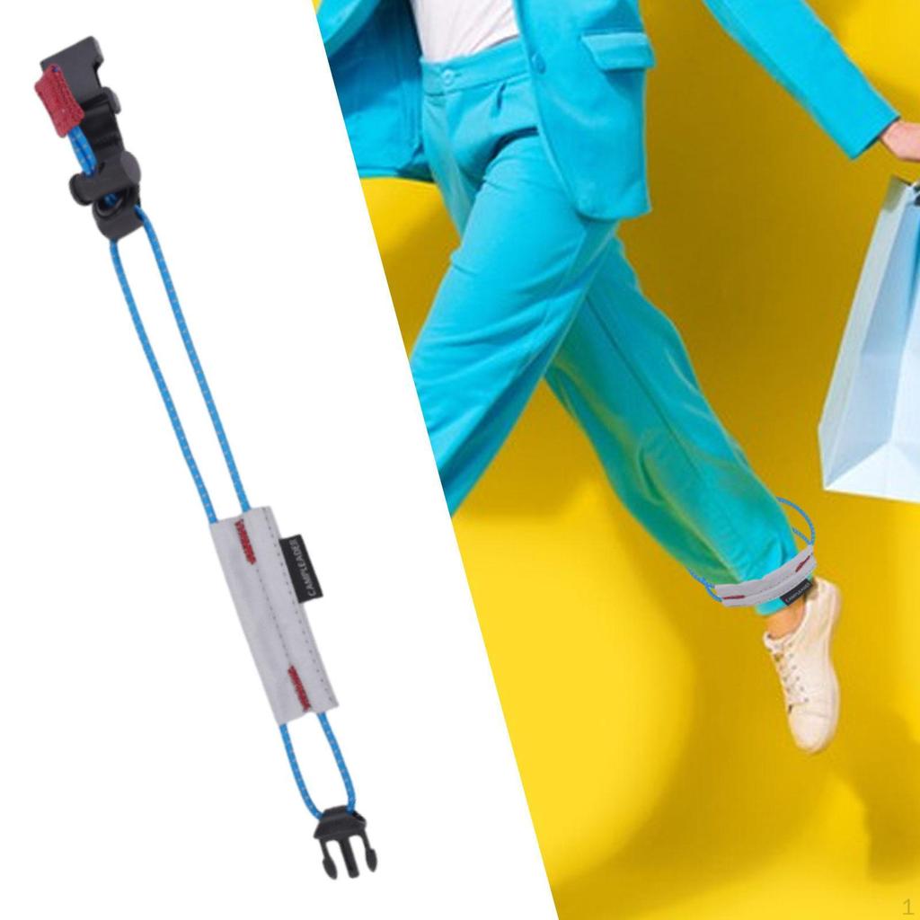 Bike Pants Strap Cycling Reflective Ankle Band Adjustable Pant Leg for Biking Cuff Wrist