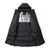 Men's Long Sports Down Coat - Over-the-Knee Winter Jacket for Students