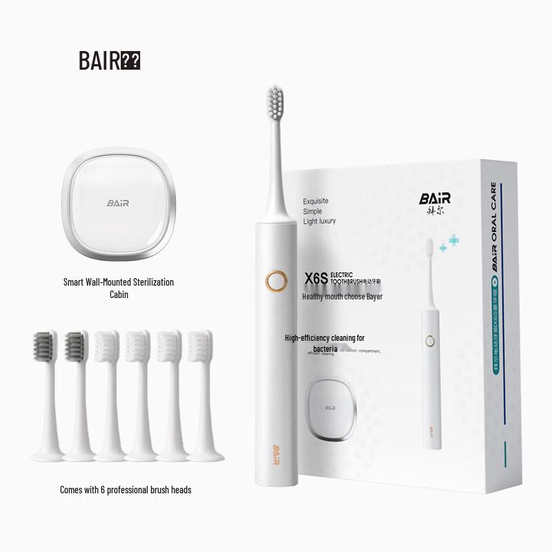 

BAIR X6S Smart Sonic Electric Toothbrush CN plug (adapter included)