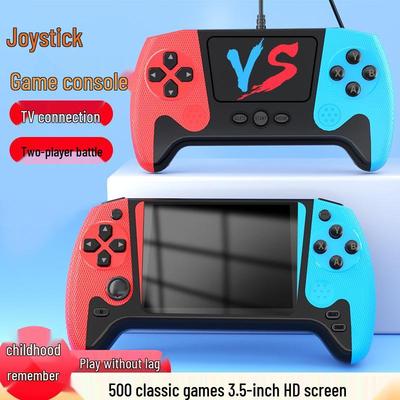 Q21 Retro Handheld-Spielkonsole: 500 Klassische Spiele, Großer Bildschirm, Zwei-Spieler-Modus für Kinder