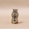 Owl Brass Ornament Handmade Creative Small Craft Unique Gift For Home Desk Boho Luxury Home Decor Figurine