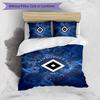 Hamburger SV Football Printed 3 Pieces Bedding Set, Comfortable Skin Friendly Bedroom Duvet Cover Set