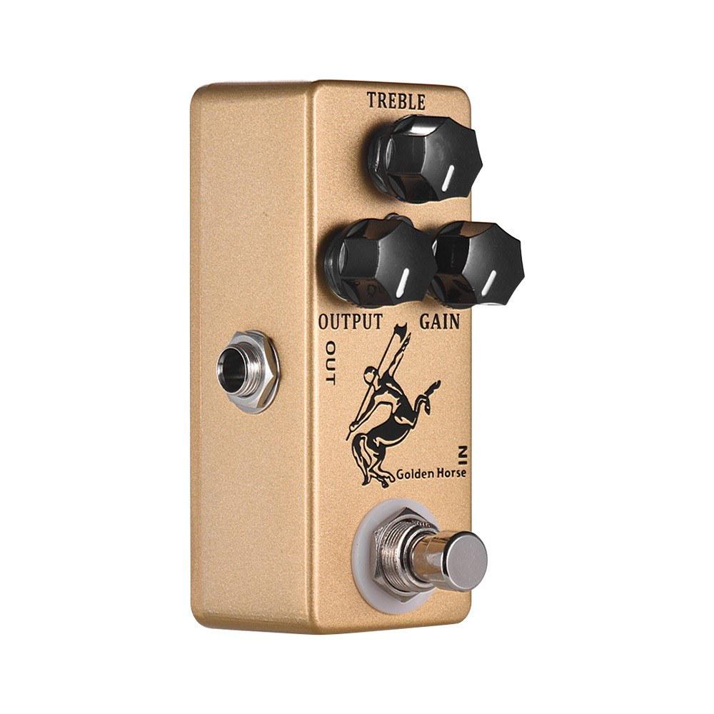 MOSKY SILVER/GOLDEN HORSE Effect Pedal overdrive/boost Horse Guitars Volume Reverb Bass Klon Centaur Effect Pedal Stage Audio
