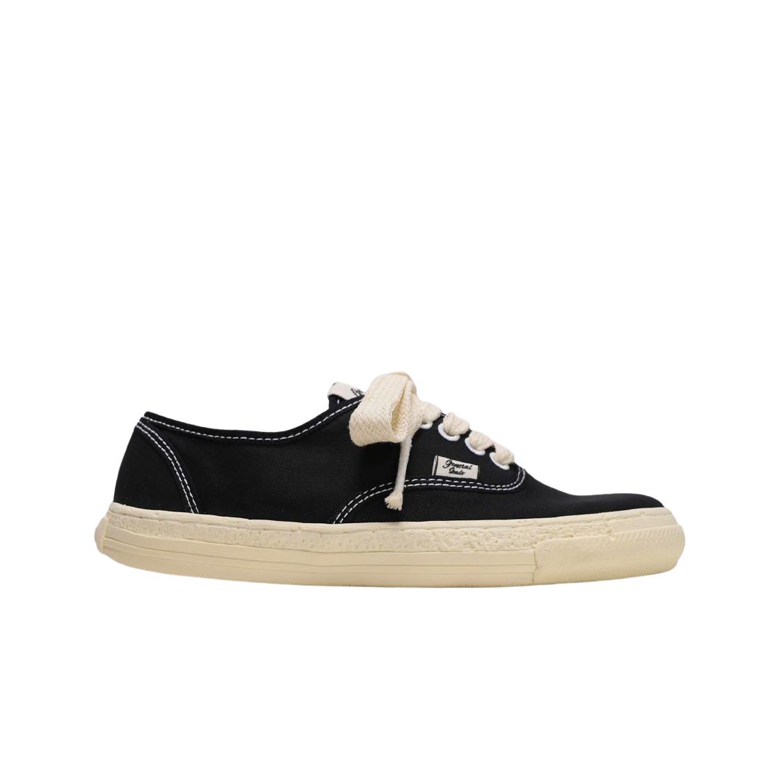 

Maison Mihara Yasuhiro General Scale Past Sole 5-hole Low-top Sneakers Black EU 43