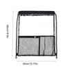 Large Capacity Drawstring Backpack Waterproof Travel Storage Bag PVC Transparent Bag Lightweight Shoulders Bag Jelly Bag Women