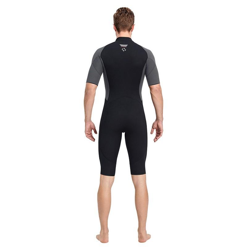 3mm Full Body Short Sleeve Wetsuit Snorkeling Surfing Sailing Jellyfish Protection Mens Thermal Dive Suit