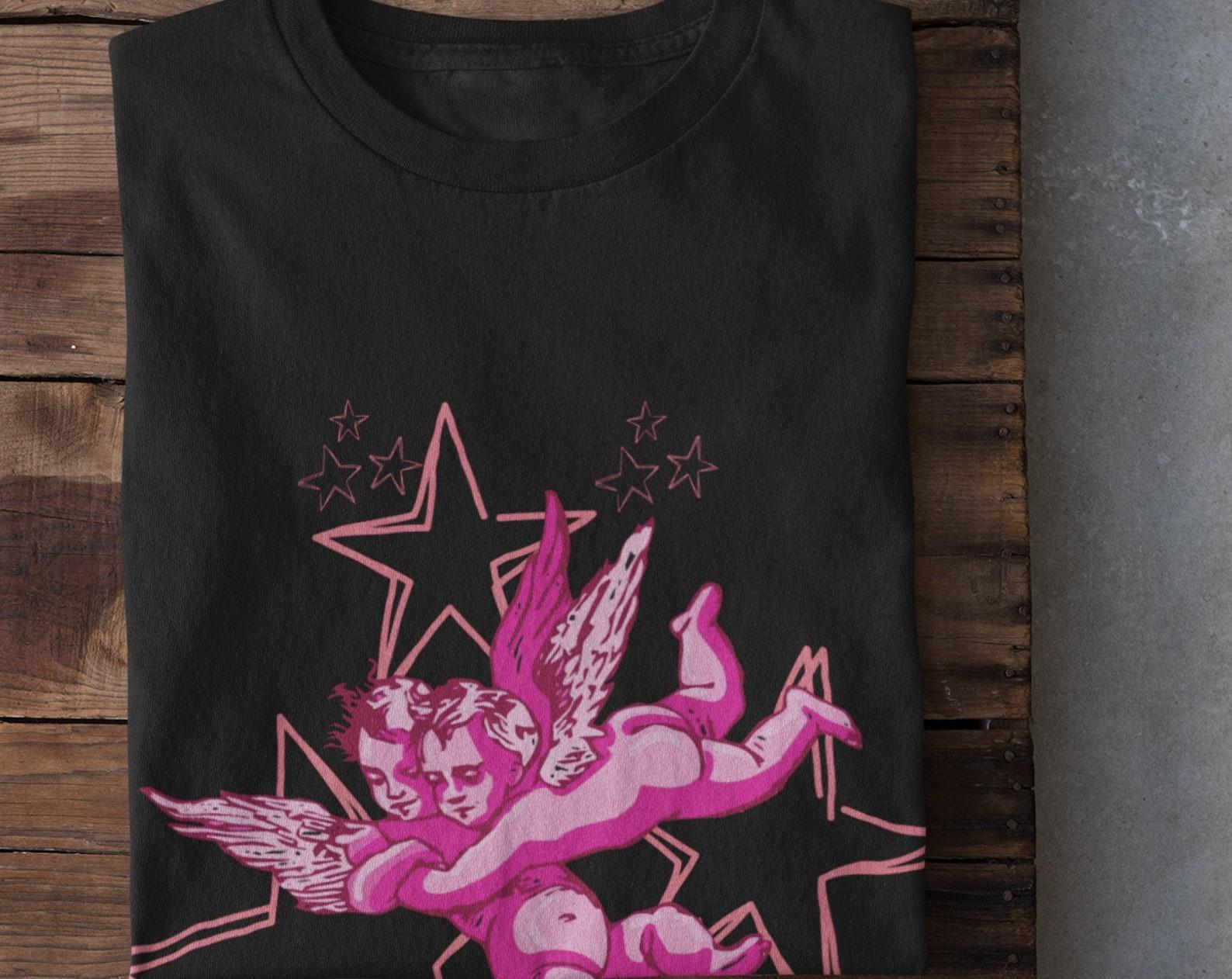 Alt Clothing, Pastel Goth Clothing,Indie Clothing,Aesthetic Clothing,Cherubs Shirt,Gothic Shirt,Grunge Shirt,Punk Clothing,Emo Shirt XL