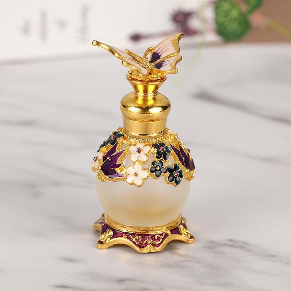 

Wedding Decoration Gift Fragrance Container Gold Butterfly Bottle Essential Oil Container Empty Refillable Bottles 03