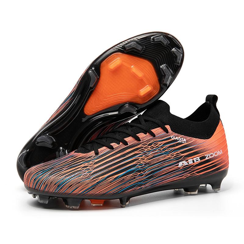 Men'S And Women'S Long-Nail Football Shoes Training Shoes Competition Youth Lace-Up Soccer Shoes