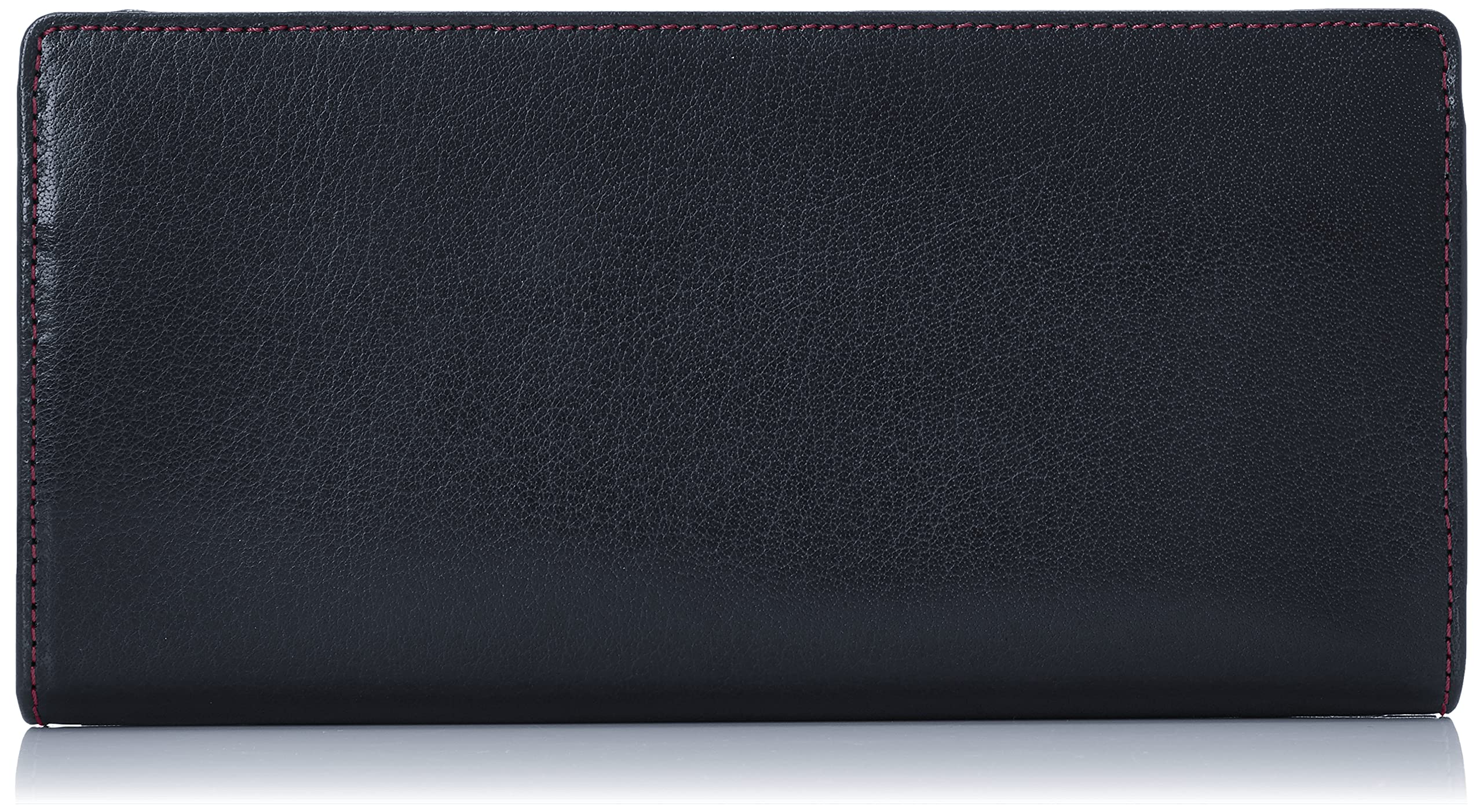 

Long Wallet Buffalo Leather NH0809 Dark Stitch 10711 [Kitamura] Men s Blue/Wine [Navy]