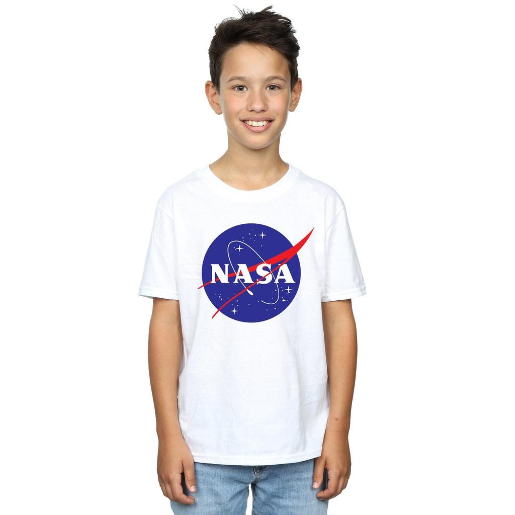 NASA Baumwoll-T-Shirt mit Insignia-Logo für Jungen