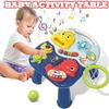 Mesa de Atividades para Bebês Não Tóxica Brinquedos Musicais Gerador de Som Jogos Para Bebês Brinquedos Sensoriais Brinquedos Educacionais Multifuncionais Para Desenvolvimento Motor
