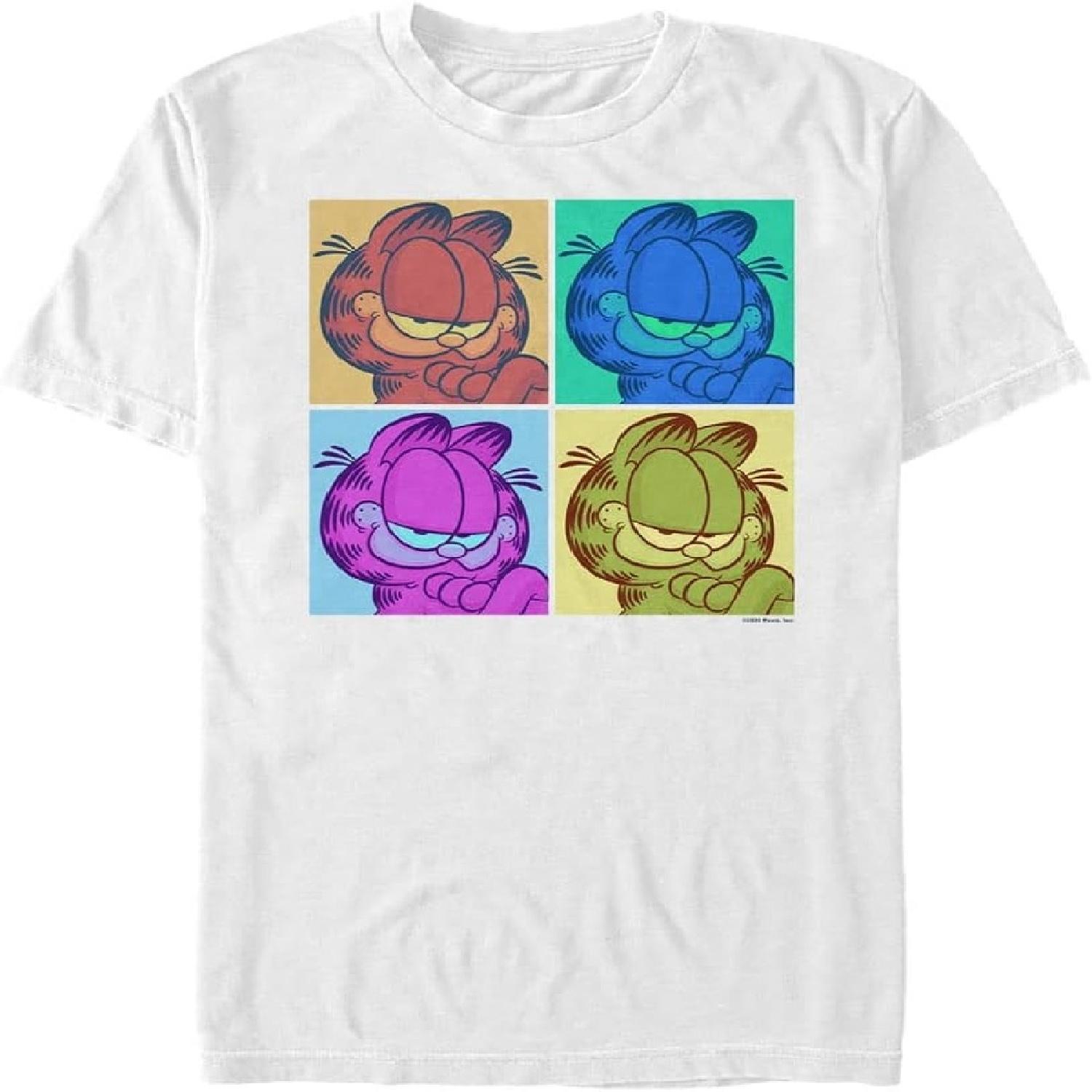 Nickelodeon Men s Big & Tall Garfield Pop T-Shirt S