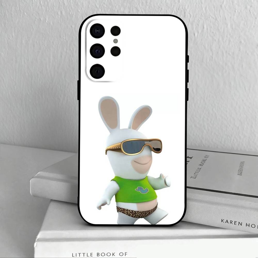 R-Rayman Raving-G R-Rabbids Phone Case For Samsung S25,S24,S21,S22,S23,S30,Ultra,S20,Plus,Others Soft Black Case