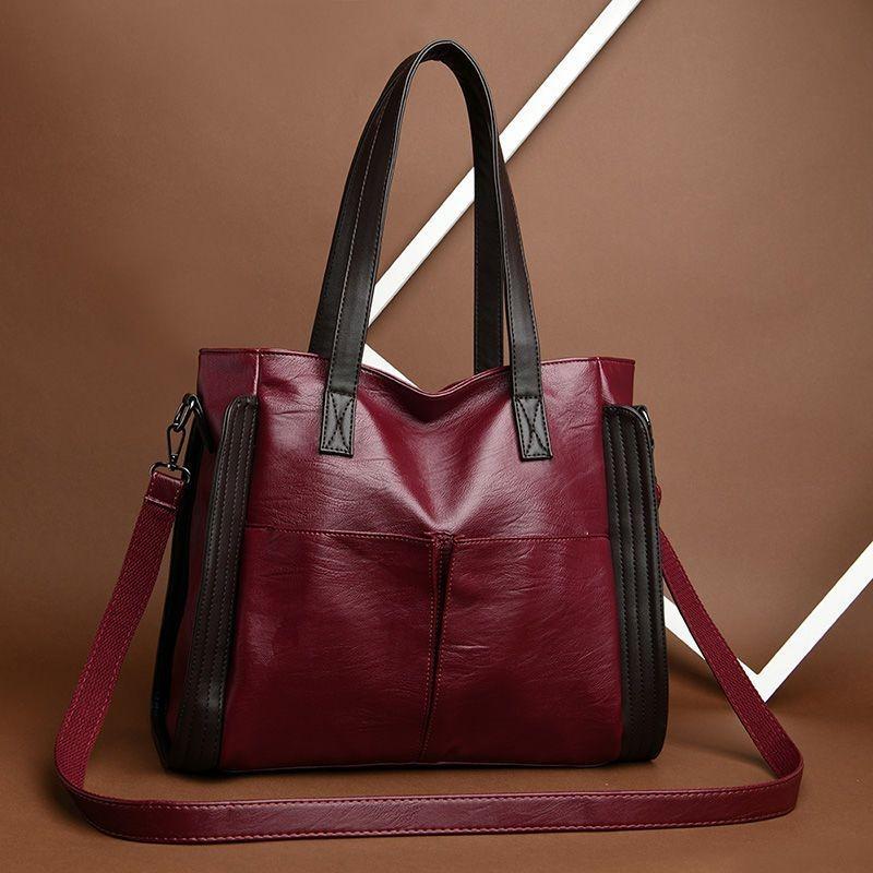 Leather Tote Bag for Women 2026 New Autumn and Winter Handbag, Single Shoulder Women's Bag, Crossbody Bag, Soft Leather Bag