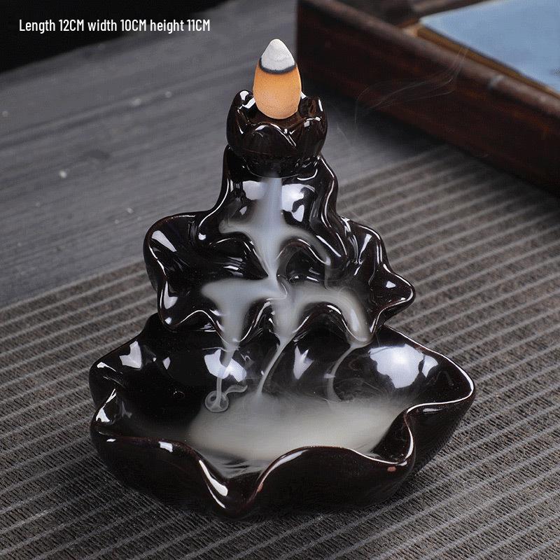 Buddha Hand Ceramic Backflow Incense Burner Aromatherapy Ornament