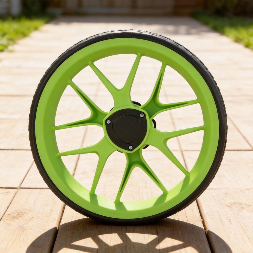 255mm Diameter Golf Cart Wheel Push-Pull Wheel 9mm Axle