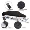 Reflective Ship Body Protective Cover V-shaped Waterproof Boat Cover V-shaped Yacht Cover  Seaside