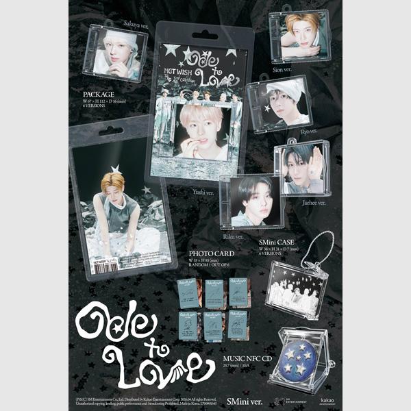 [Vorbestellung] NCT WISH - 1. Album [Ode to Love] (SMini-Ver.)