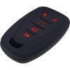 GFDesign 2 Pcs Silicone 5 Buttons Key Fob Cover Remote Case Keyless Protector Compatible with 2016- Chevrolet Chevy Malibu Camaro Cruze Equinox Sonic