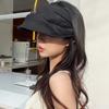 Solid Color Folding Sunshade Hat Portable Wide Brim Visor Caps Sunscreen Empty Top Hat  Sport
