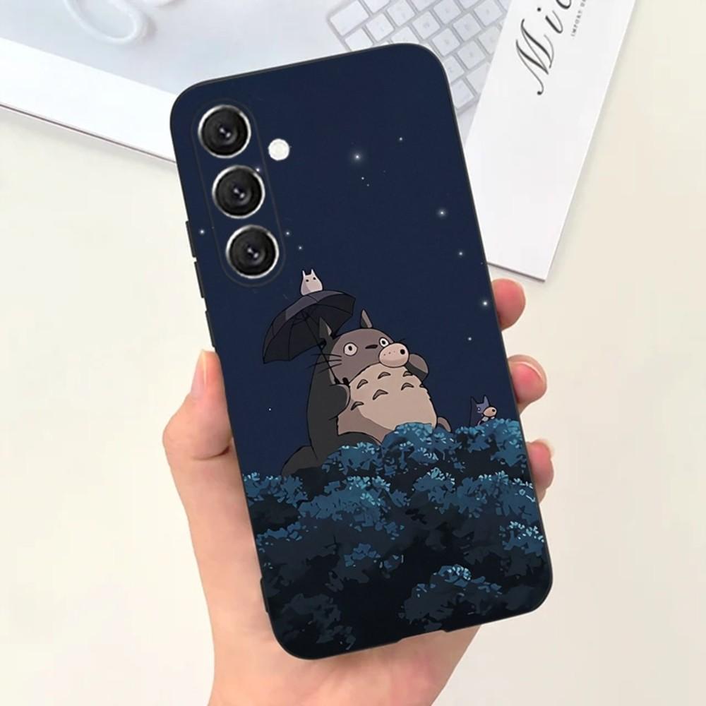 

Мультяшный чехол для телефона T-Totoro-ES для Samsung S25, S24, S21, S22, S23, S30, Ultra, S20, Plus, Fe, Lite, Note, 10, 9, 5G Черный чехол Samsung S24Plus