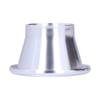 2.6in Cold Air Intake Turbo Horn Velocity Stack Adapter CNC Aluminum Car Modification Part Silver