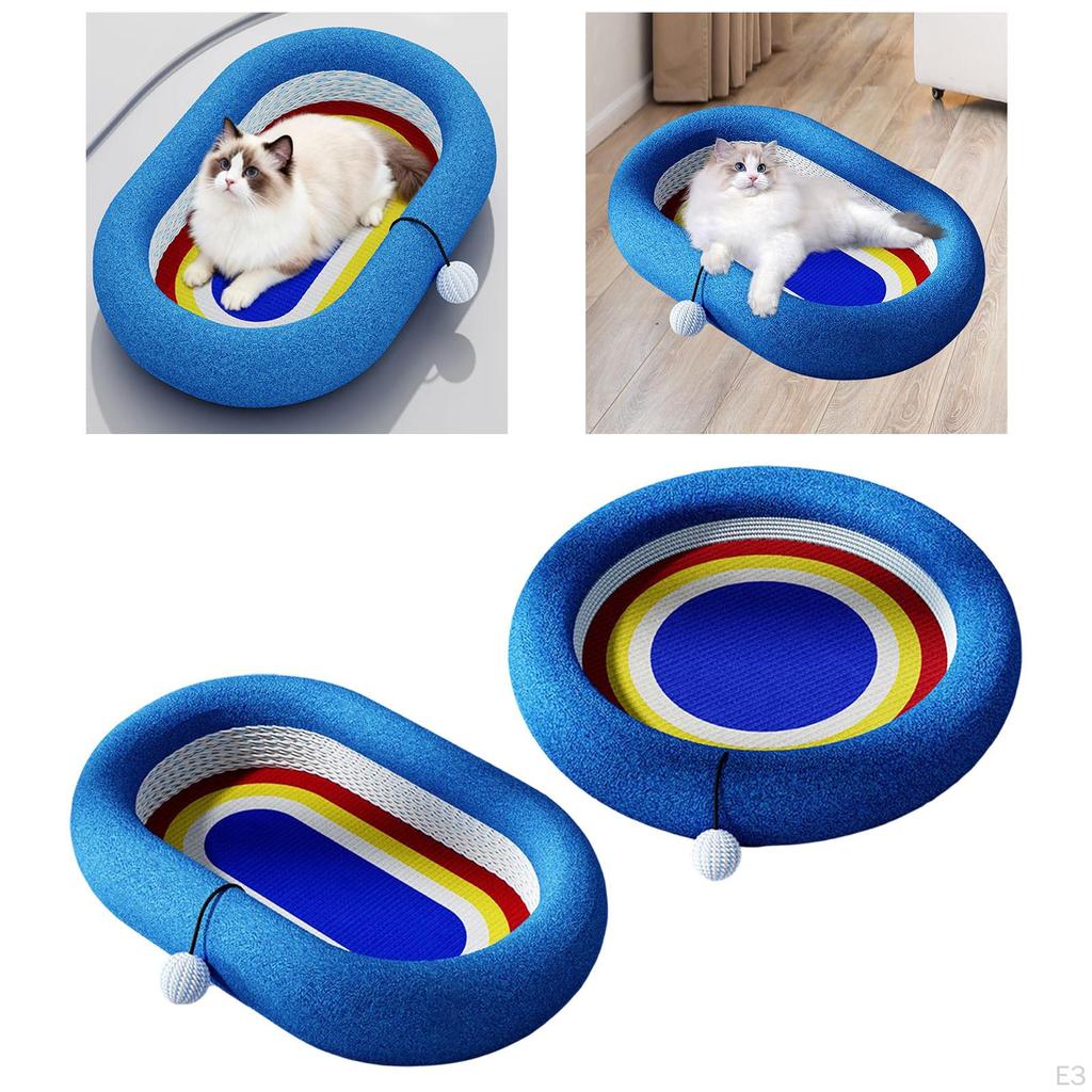 Cat Scratcher Bed Nonslip Prevents Furniture Damage Grinding Claw Toy Durability Practical Supplies