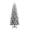 VidaXL Artificial Christmas Tree with Flocked Snow 240 Cm PVC and PE345192