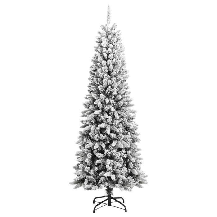 VidaXL Artificial Christmas Tree with Flocked Snow 240 Cm PVC and PE345192