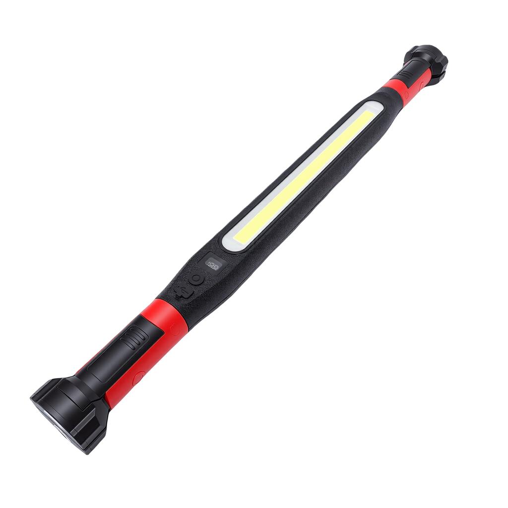 LED Work Light High Brightness USB Rechargeable Digital Display Foldable COB LED Work Flashlight for Outdoor