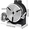 SIHAO Rotary Table 8 Inch/200 MM Horizontal Vertical MT-3 Rotary Table 3-Slot / 4-Slot