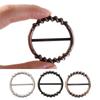 Waist Adjustment Fixed Snap Round Metal Scarf Buckle Clothing Corner Knotted Buckles  Girls