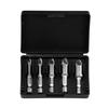 5pcs Damaged Screw Extractor Drill Bit,high Speed Steel Double Easy To Remove Side Drills Broken Screws Removal Screw Tools Kit
