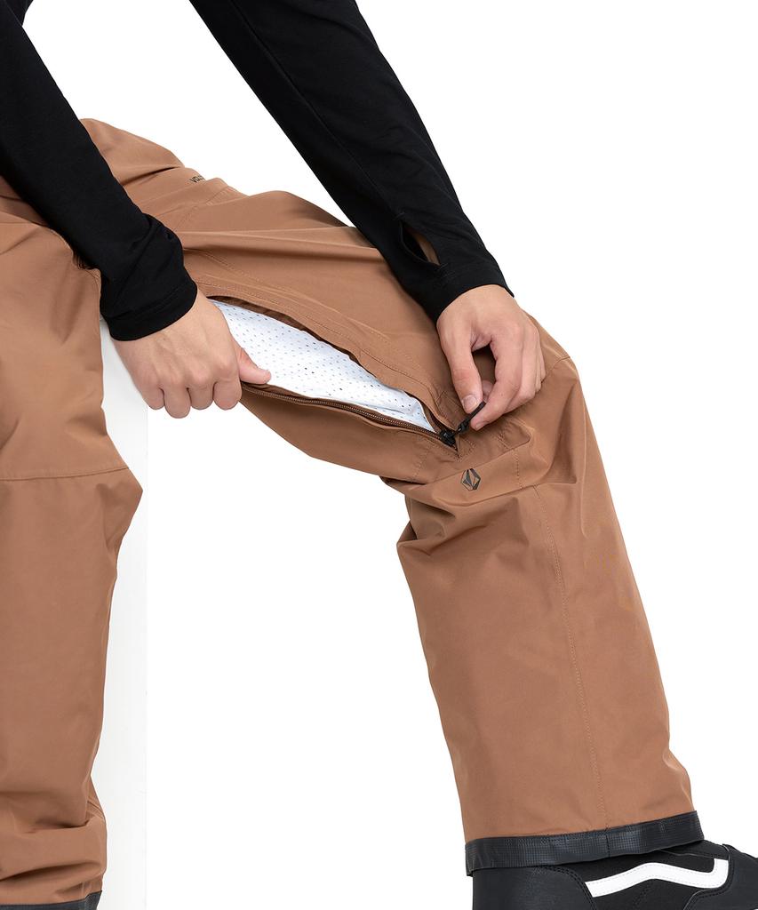 VOLCOM Men'S Dua Gore-Tex Pants (Brown)