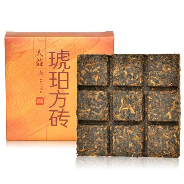 Premium Yunnan Ripe Pu er Brick Tea Organic Health Tea 60g x4 Pack