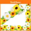 Zonnebloem Muurdecoratie Stickers Voor Kamerrand Met Koperkleurig Papier Materiaal Creatieve Handgemaakte Ambachten