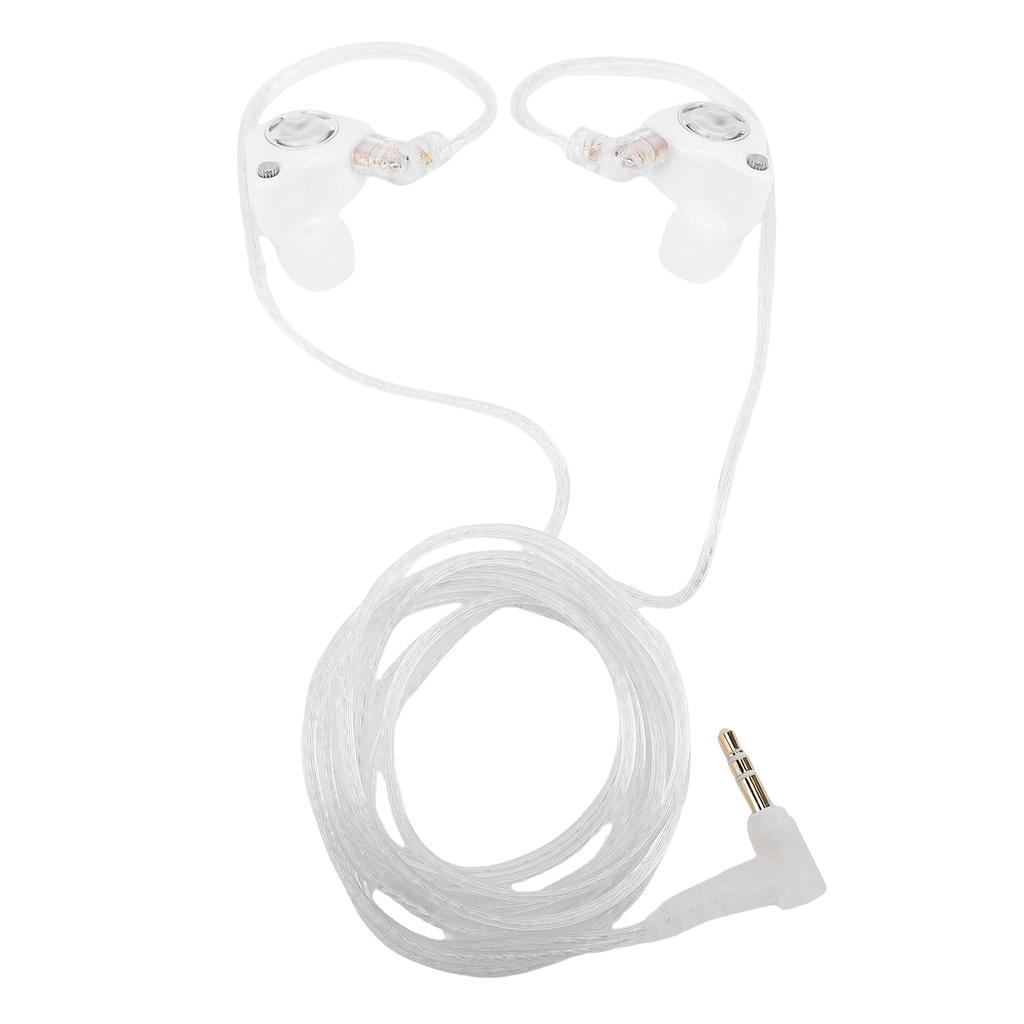 Wired Earbuds 3.5mm Interface HiFi Sound 1BA 1DD IEM Earphones with Detachable 2 Pin Cable for PC Game Console