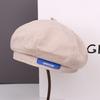 Spring and Autumn Fashion Show Face Small Beret Children Casual Big Head Circumference Painter Hat Women Newsboy Hat