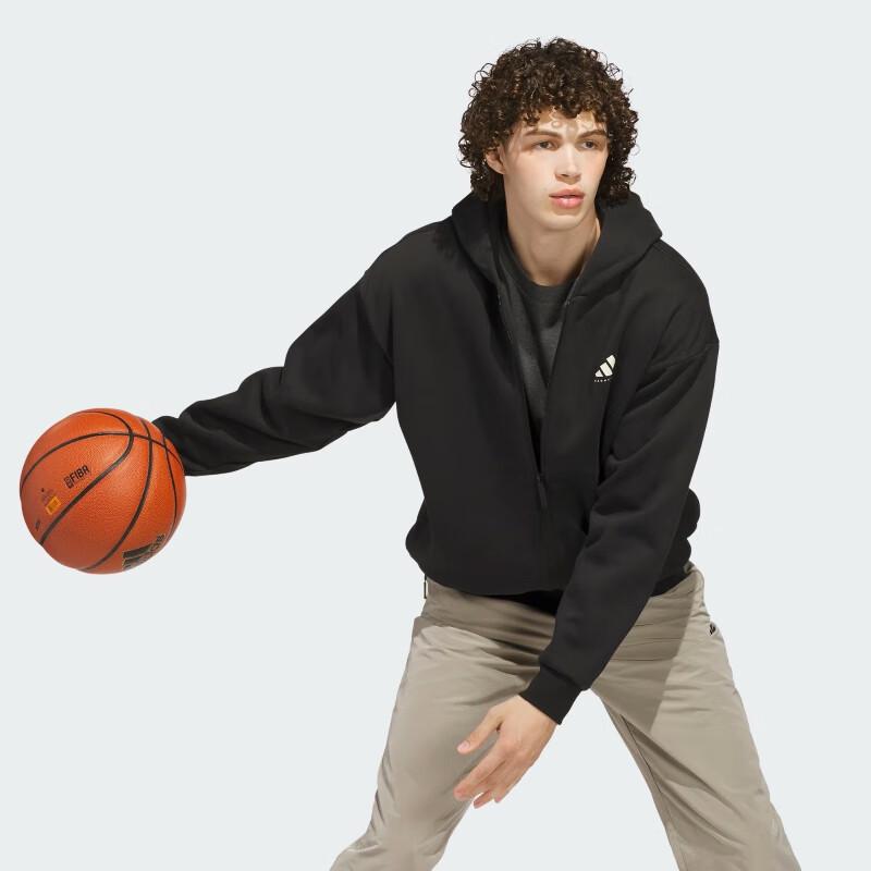 Adidas Unisex Basketball ADI BB FZ Hooded Knit Jacket KB3064