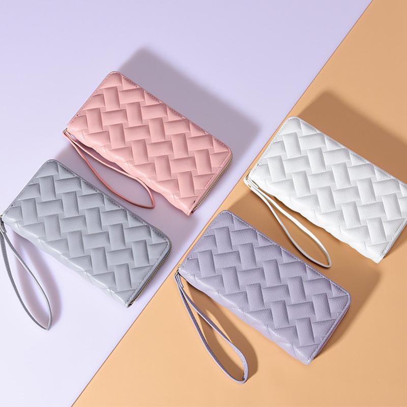 New Korean Style Ladies Wallet Long Multi-card Position Single Zipper Hand-held Bag Wallet Purse Wholesale