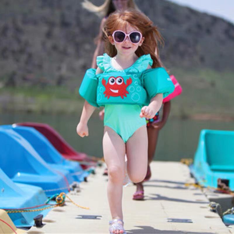 Toddler Swim Floats: Cartoon Armbands & Life Jackets