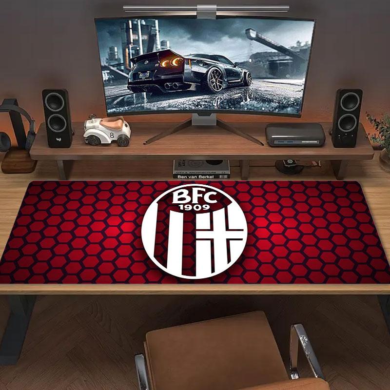 Bologna FC 1909 Large Size Mouse Pad Large Gaming Table Cushion Non-slip Laptop Tablet Big Mousepad XXL Mat Mini PC Playmat With Lock Edge